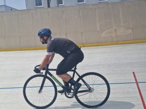 Foto aus „Velodrom Linz – Ein andere Art Rad“