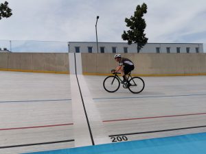 Foto aus „Velodrom Linz – Ein andere Art Rad“