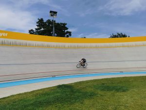 Foto aus „Velodrom Linz – Ein andere Art Rad“