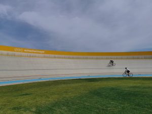 Foto aus „Velodrom Linz – Ein andere Art Rad“